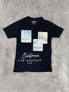District Black California Los Angeles Graphic Tee